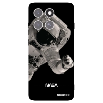 Picasee Μαύρη θήκη σιλικόνης για Motorola Edge 60 Pro - Astronaut Big