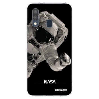 Picasee διαφανής θήκη σιλικόνης Samsung Galaxy A40 A405F - Astronaut Big