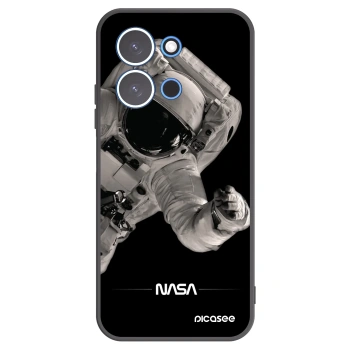 Picasee Μαύρη θήκη σιλικόνης για Xiaomi Redmi 15C 4G - Astronaut Big
