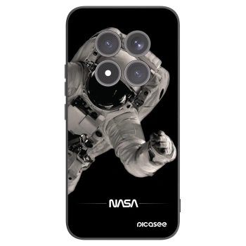 Picasee Μαύρη θήκη σιλικόνης για Xiaomi Redmi Note 15 Pro+ - Astronaut Big