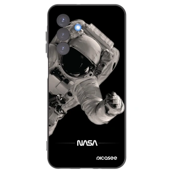 Picasee Μαύρη θήκη σιλικόνης για Samsung Galaxy A17 5G - Astronaut Big
