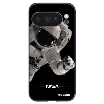 Picasee Μαύρη θήκη σιλικόνης για Google Pixel 10 Pro - Astronaut Big