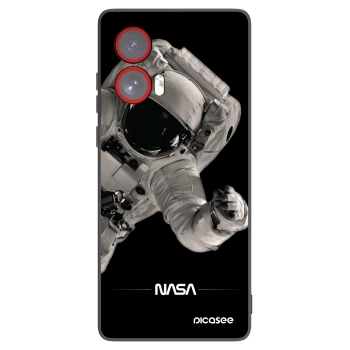 Picasee Μαύρη θήκη σιλικόνης για Motorola Edge 50 Fusion - Astronaut Big