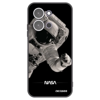 Picasee Μαύρη θήκη σιλικόνης για Xiaomi Redmi 15C 5G - Astronaut Big
