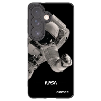 Picasee Μαύρη θήκη σιλικόνης για Samsung Galaxy S26 - Astronaut Big
