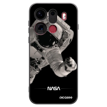 Picasee Μαύρη θήκη σιλικόνης για OPPO Find X9 Pro - Astronaut Big