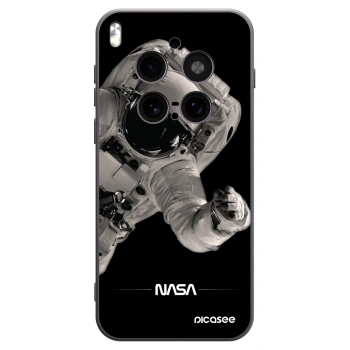 Picasee Μαύρη θήκη σιλικόνης για Vivo X300 Pro - Astronaut Big
