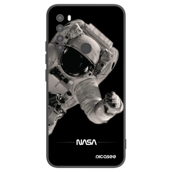 Picasee Μαύρη θήκη σιλικόνης για Xiaomi Redmi Note 8 - Astronaut Big