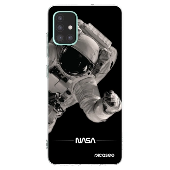 Picasee διαφανής θήκη σιλικόνης Samsung Galaxy A51 A515F - Astronaut Big