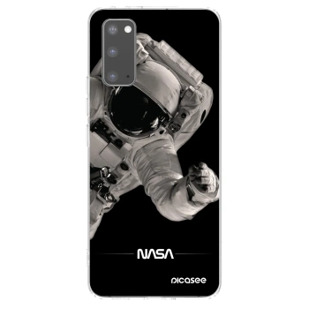 Picasee διαφανής θήκη σιλικόνης Samsung Galaxy S20 G980F - Astronaut Big