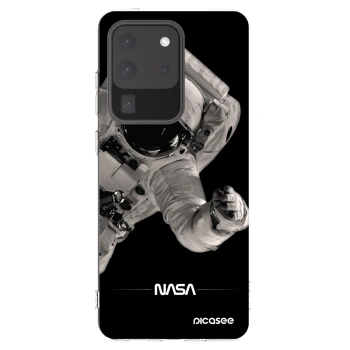 Picasee διαφανής θήκη σιλικόνης Samsung Galaxy S20 Ultra 5G G988F - Astronaut Big