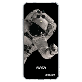 Picasee διαφανής θήκη σιλικόνης Xiaomi Redmi Note 9S - Astronaut Big