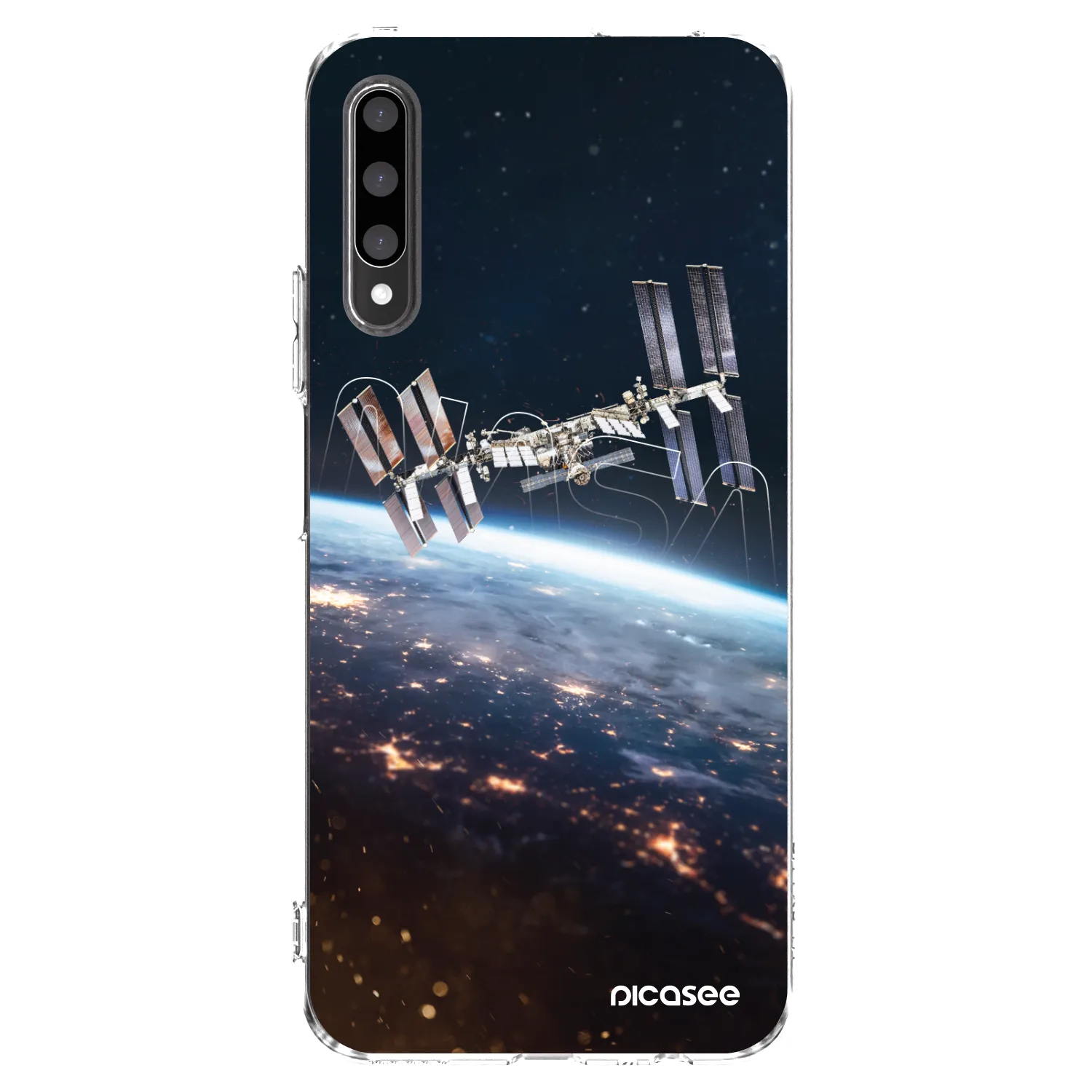 Picasee διαφανής θήκη σιλικόνης Honor 9X Pro - Station