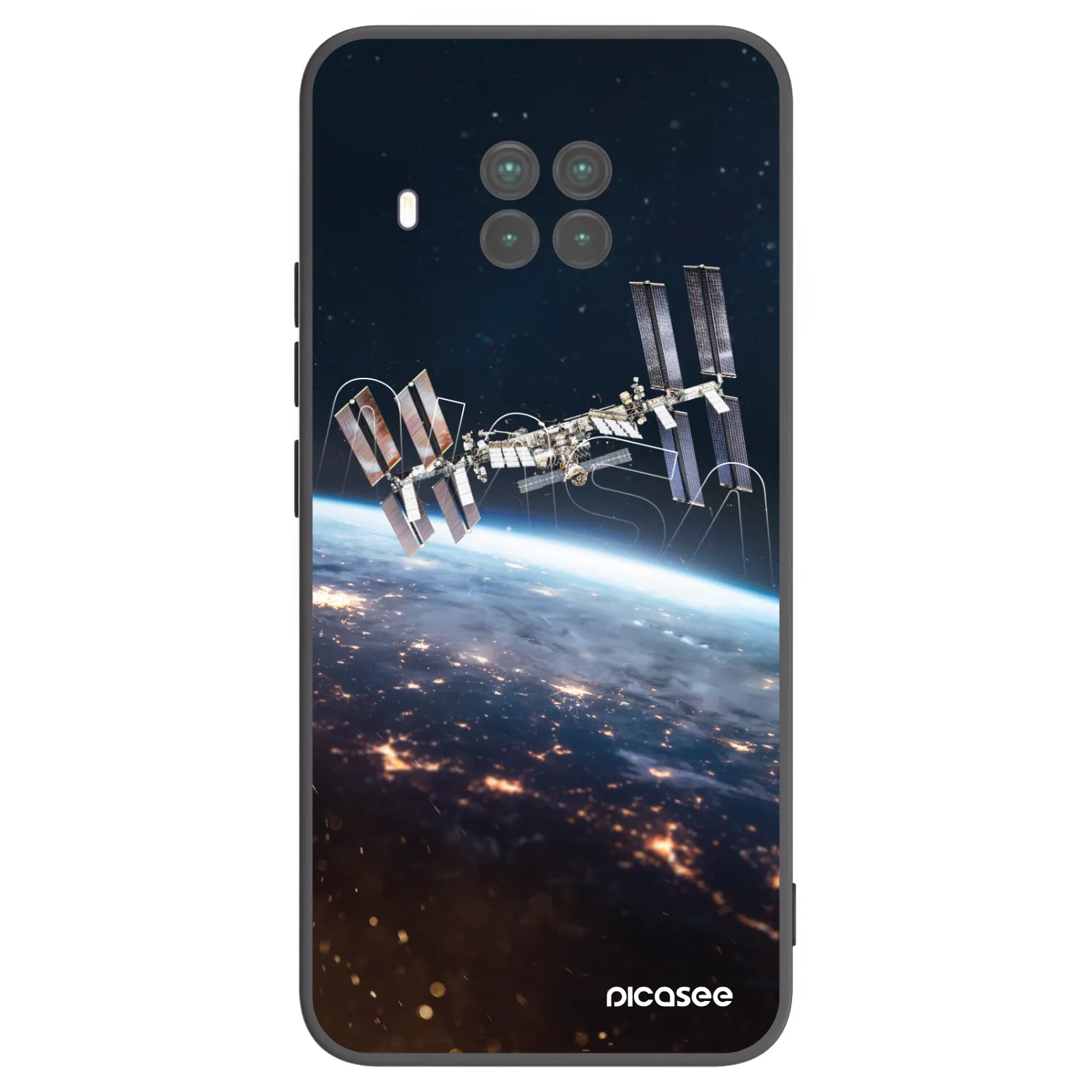 Picasee Μαύρη θήκη σιλικόνης για Xiaomi Mi 10T Lite - Station