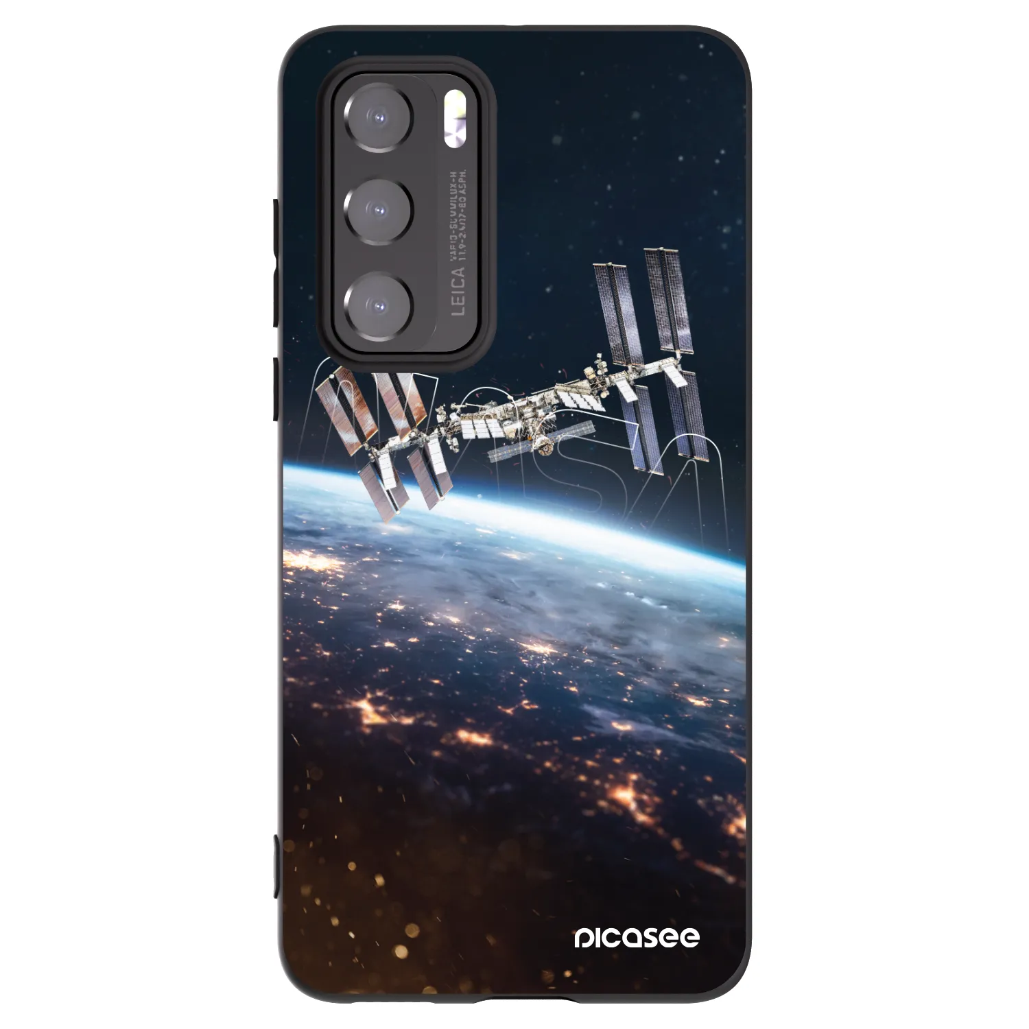 Picasee Μαύρη θήκη σιλικόνης για Huawei P40 - Station