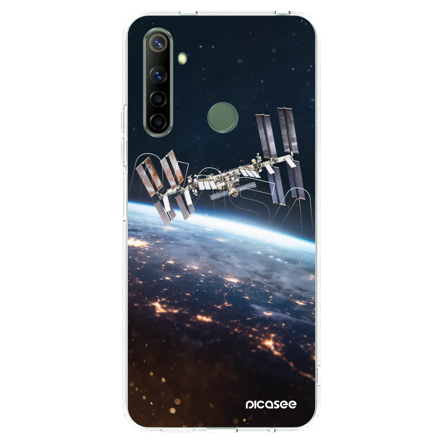 Picasee διαφανής θήκη σιλικόνης Realme 6i - Station