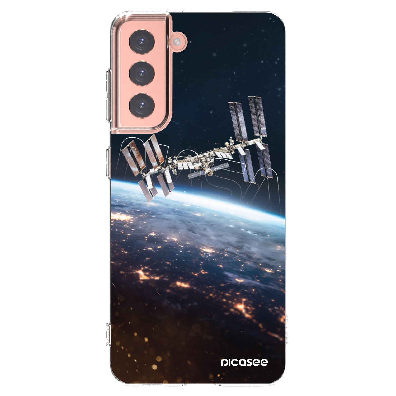 Picasee διαφανής θήκη σιλικόνης Samsung Galaxy S21 5G G991B - Station