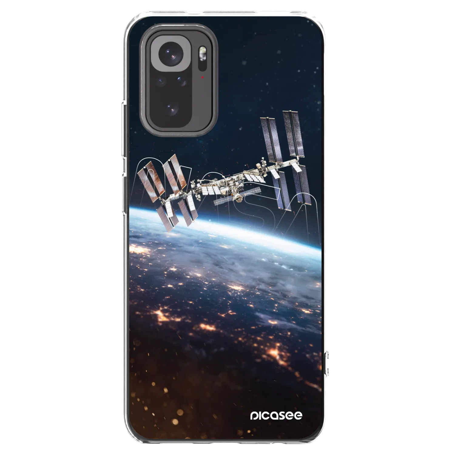 Picasee διαφανής θήκη σιλικόνης Xiaomi Redmi Note 10 - Station