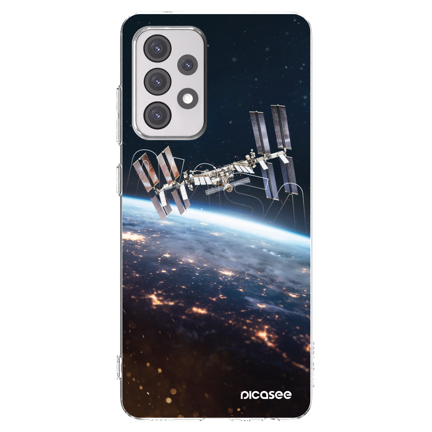 Picasee διαφανής θήκη σιλικόνης Samsung Galaxy A52 5G A525F - Station
