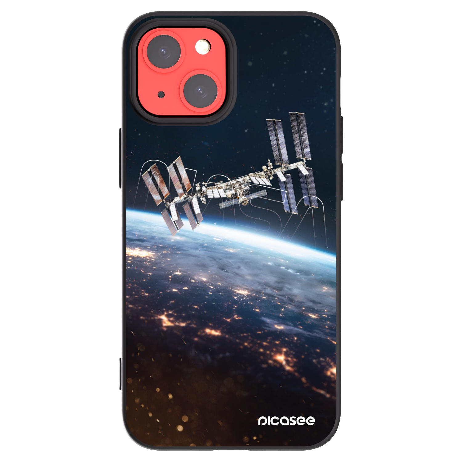 Picasee Μαύρη θήκη σιλικόνης για Apple iPhone 13 mini - Station