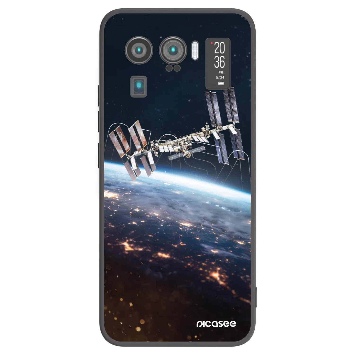 Picasee Μαύρη θήκη σιλικόνης για Xiaomi Mi 11 Ultra - Station