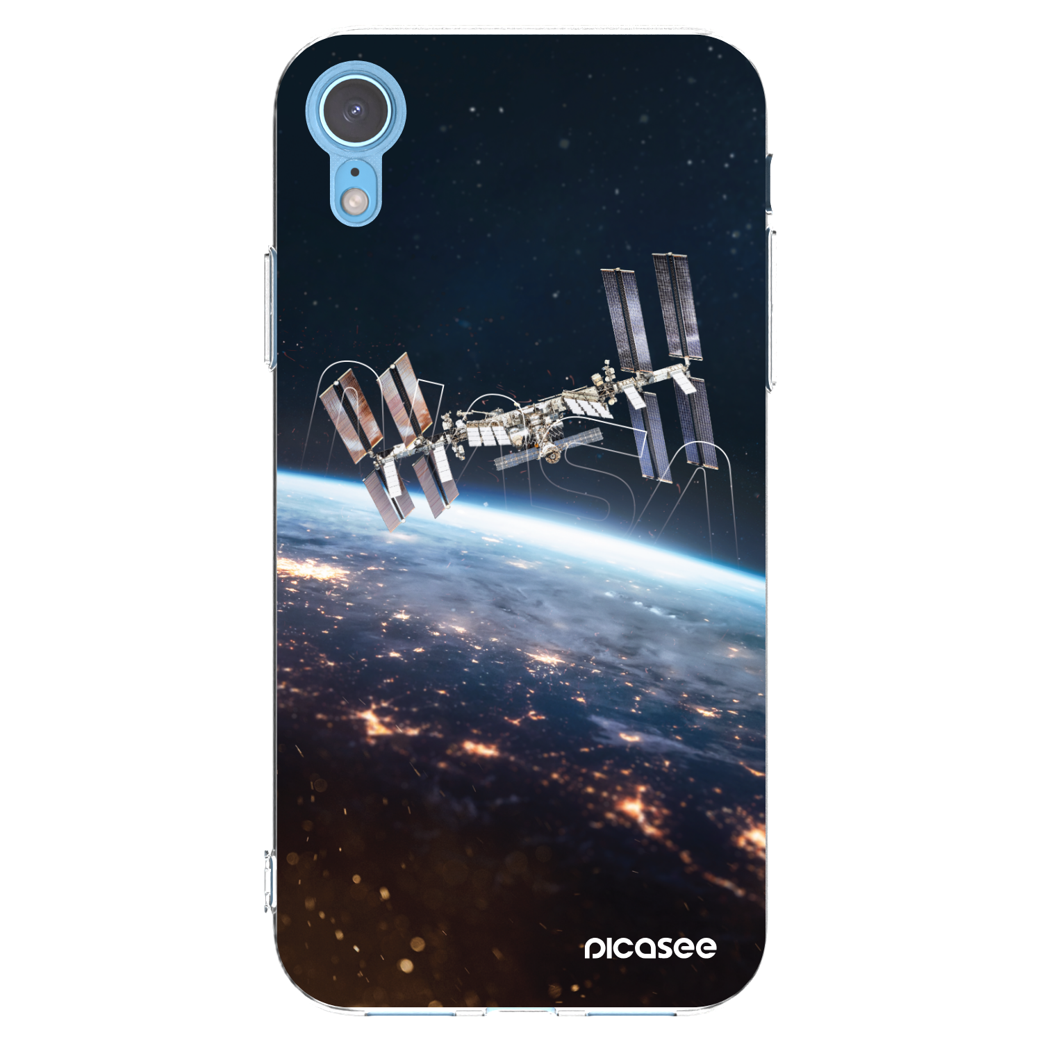 Picasee διαφανής θήκη σιλικόνης Apple iPhone XR - Station