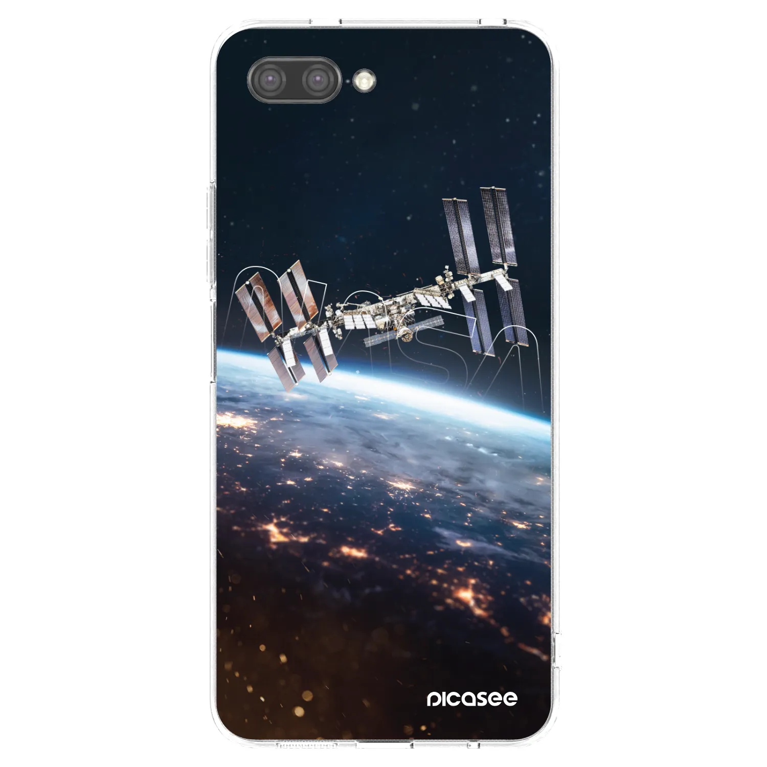 Picasee διαφανής θήκη σιλικόνης Honor 10 - Station