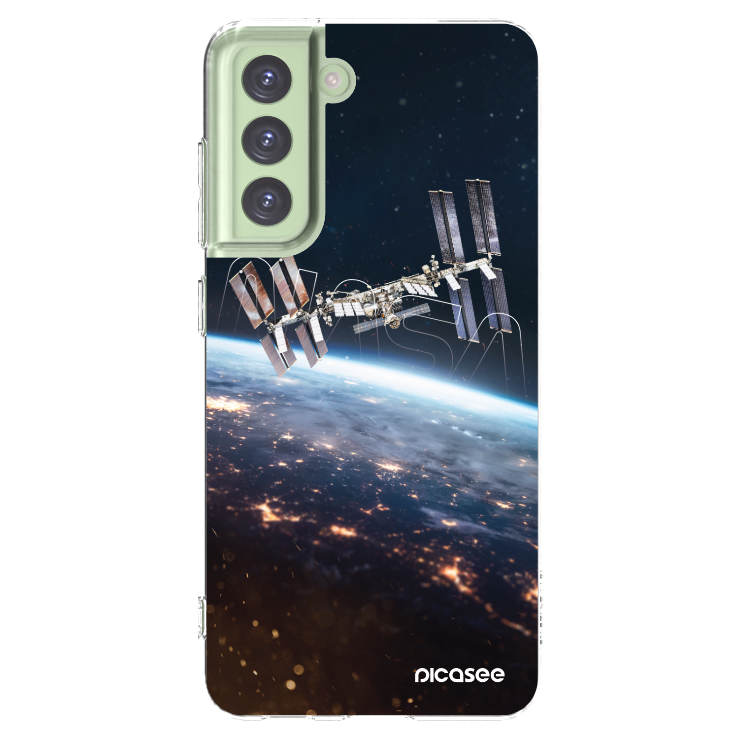 Picasee διαφανής θήκη σιλικόνης Samsung Galaxy S21 FE 5G - Station