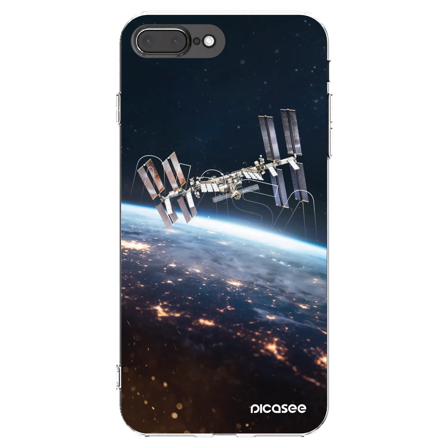 Picasee διαφανής θήκη σιλικόνης Apple iPhone 7 Plus - Station