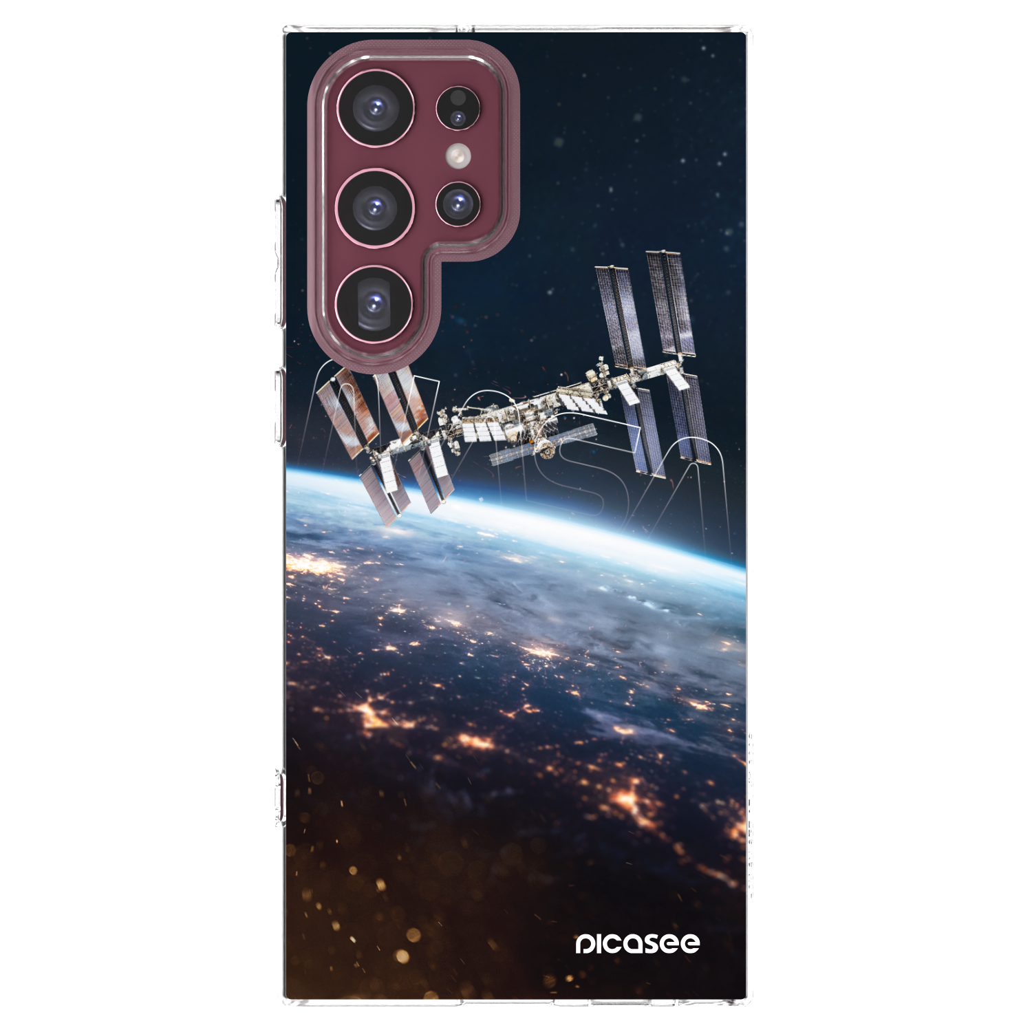 Picasee διαφανής θήκη σιλικόνης Samsung Galaxy S22 Ultra 5G - Station