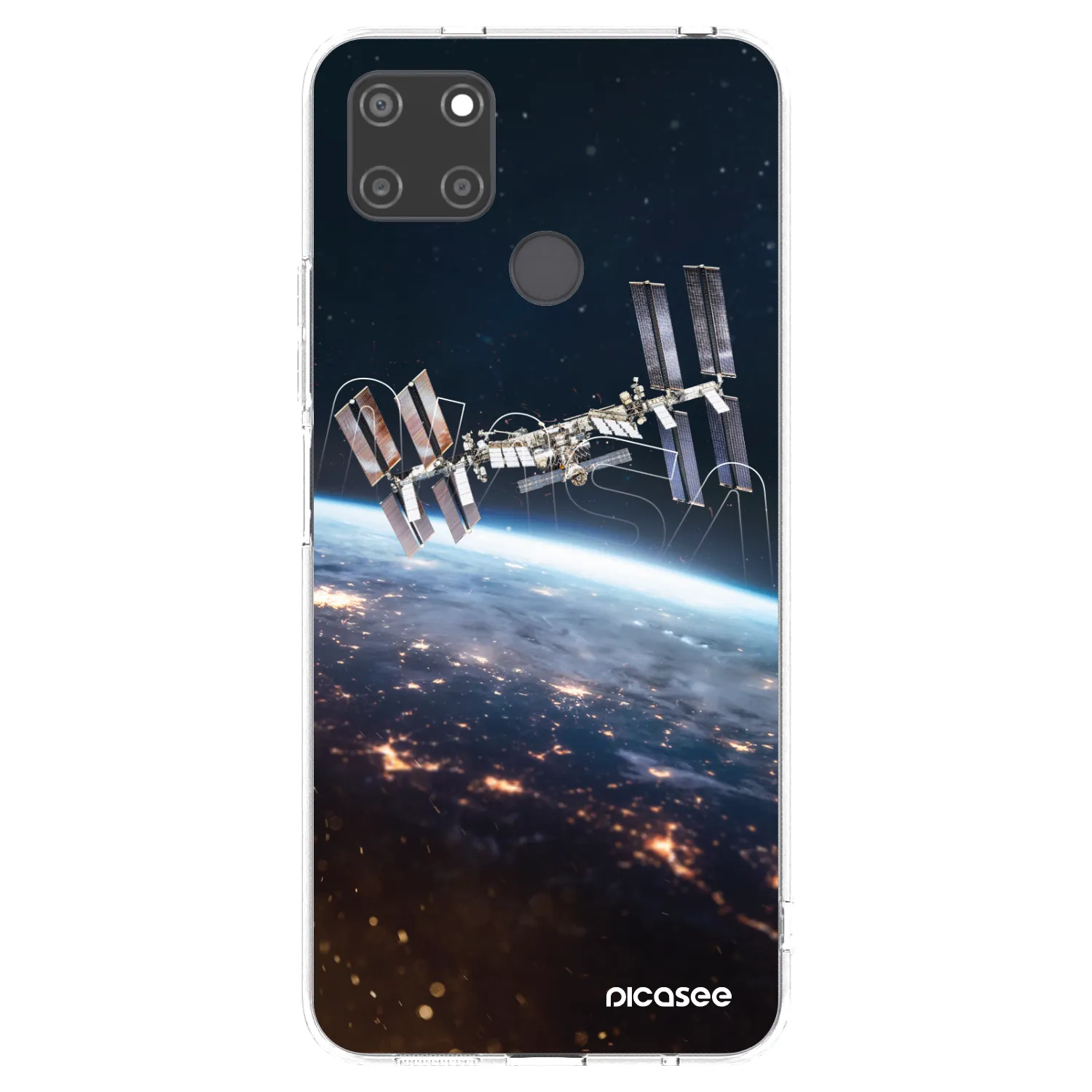 Picasee διαφανής θήκη σιλικόνης Realme C21Y - Station