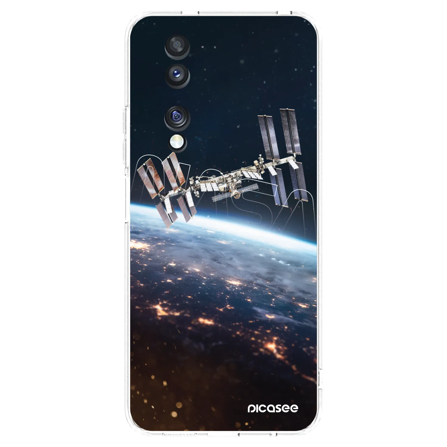 Picasee διαφανής θήκη σιλικόνης Honor 70 - Station