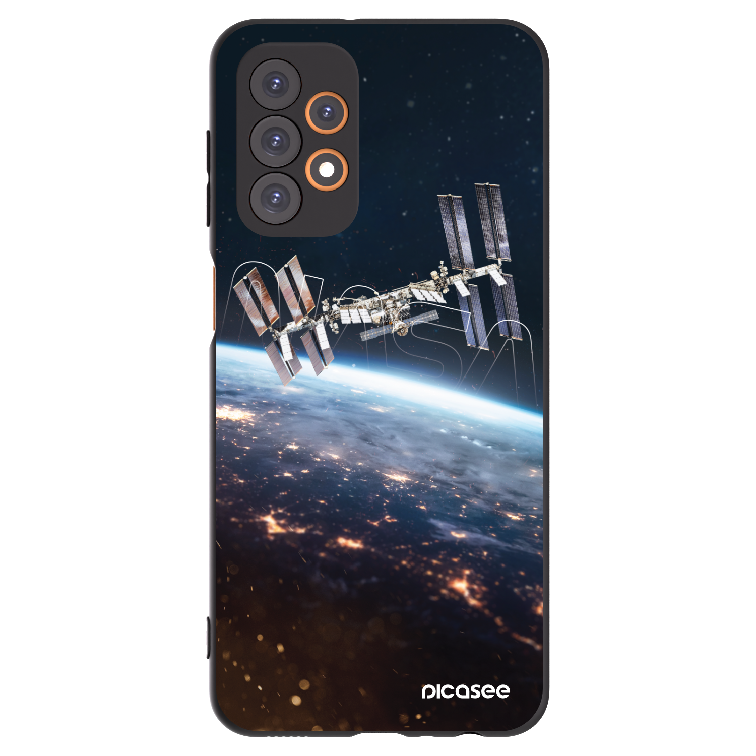Picasee Μαύρη θήκη σιλικόνης για Samsung Galaxy A23 A236B 5G - Station