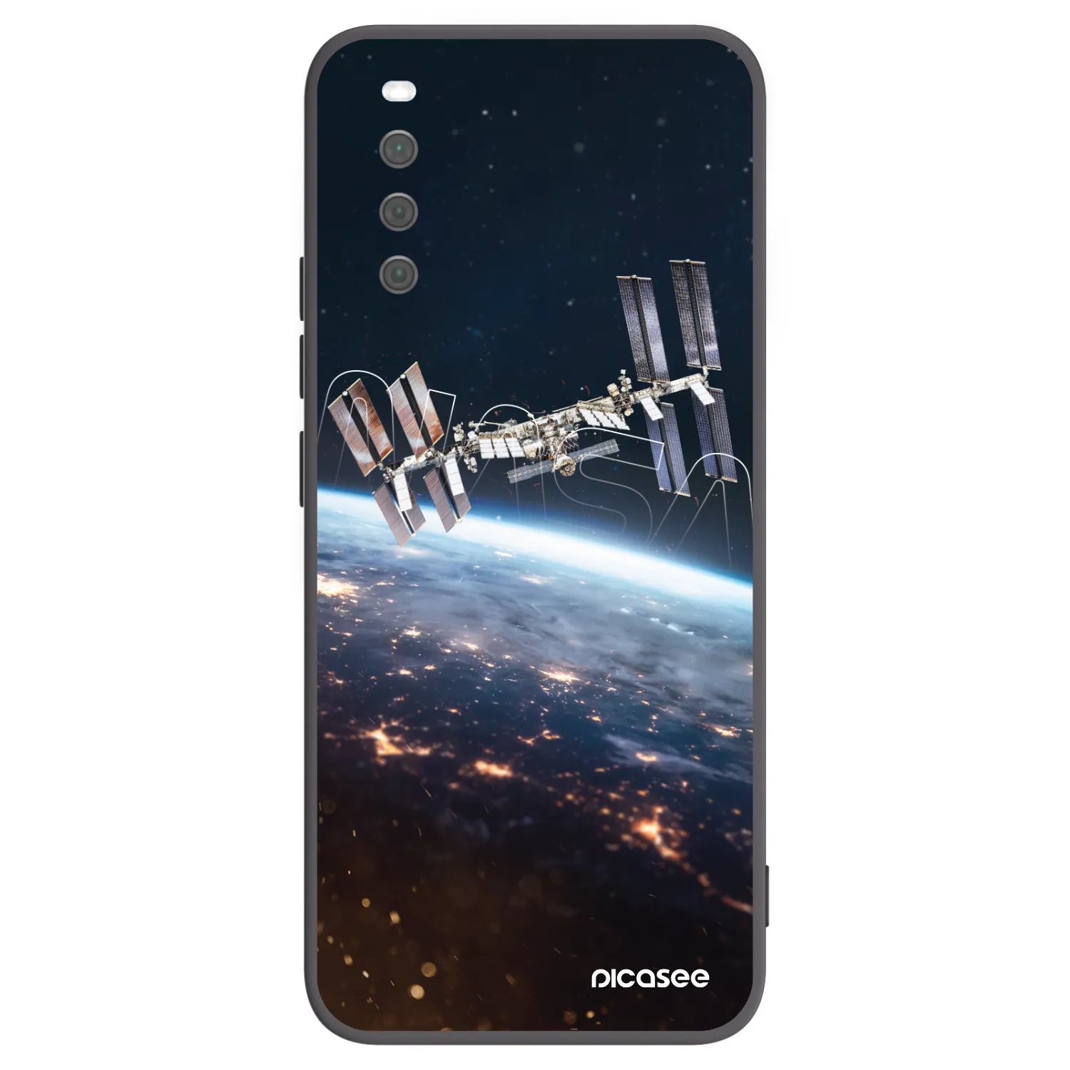 Picasee Μαύρη θήκη σιλικόνης για Sony Xperia 10 III - Station