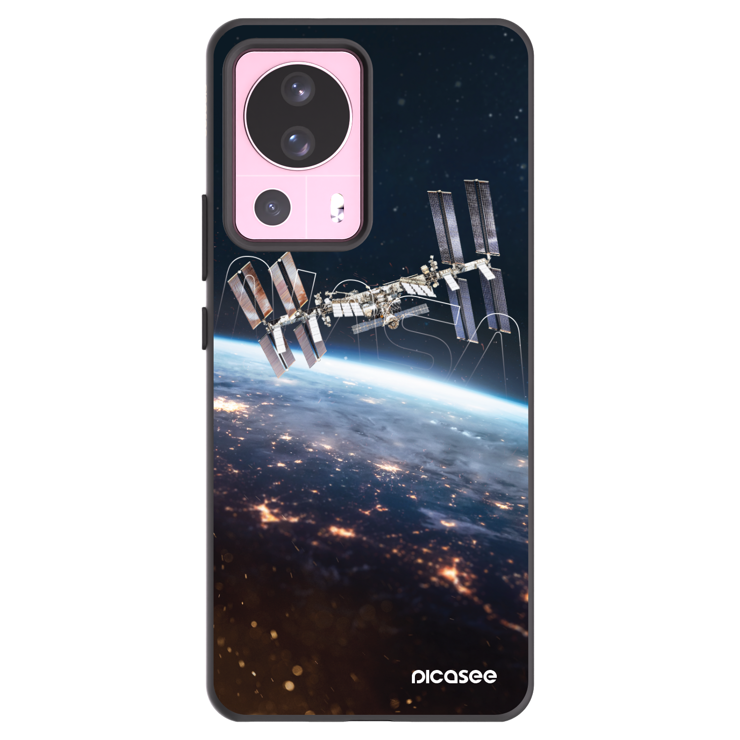 Picasee Μαύρη θήκη σιλικόνης για Xiaomi 13 Lite - Station