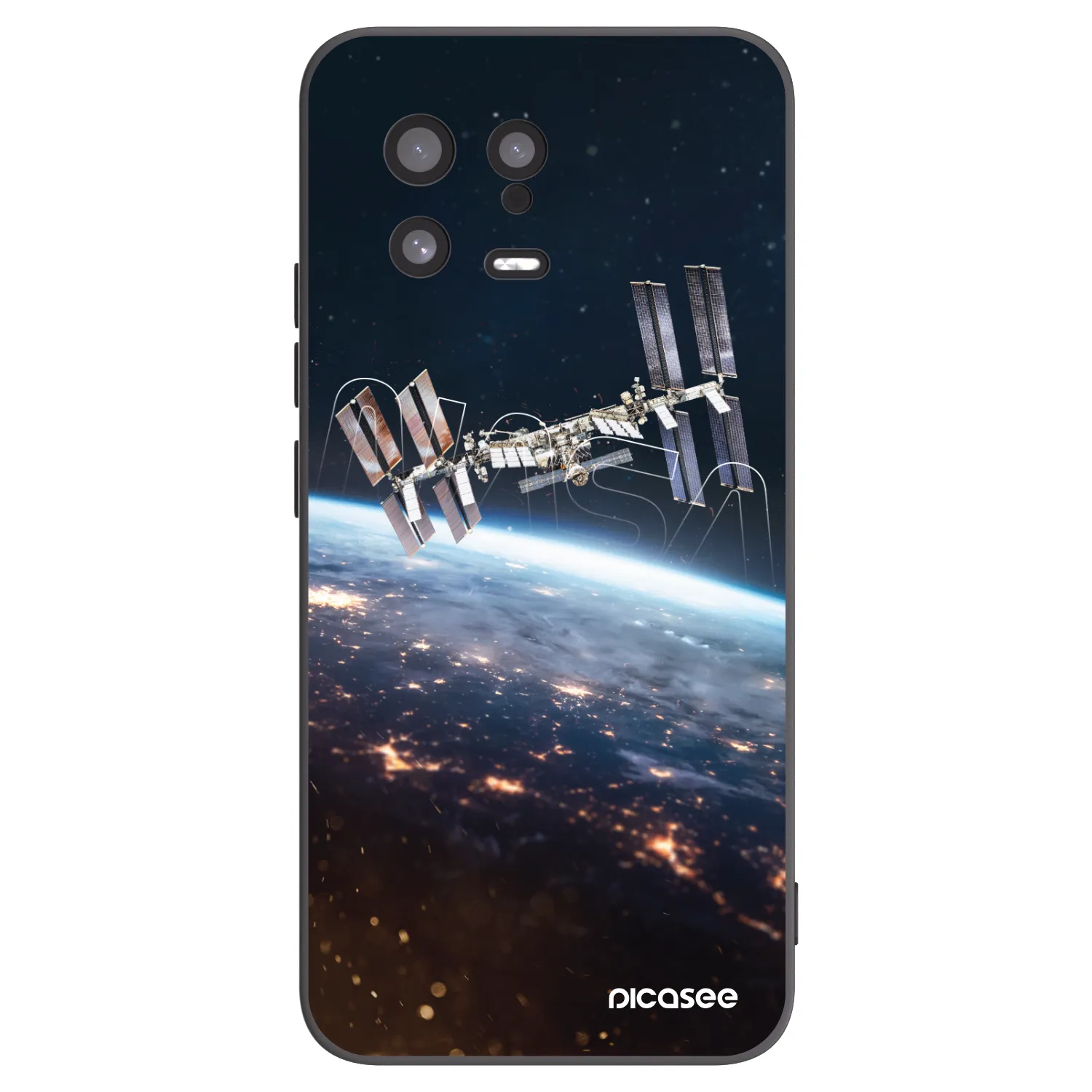 Picasee Μαύρη θήκη σιλικόνης για Xiaomi 13 - Station