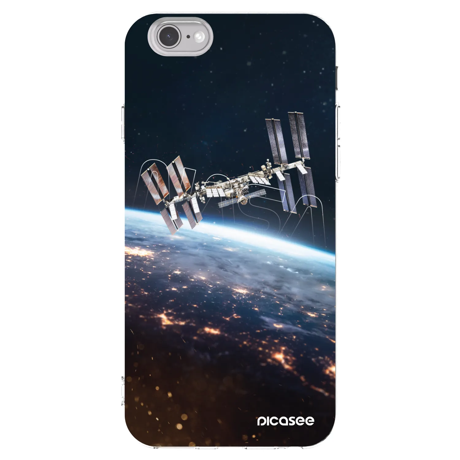 Picasee διαφανής θήκη σιλικόνης Apple iPhone 6/6S - Station