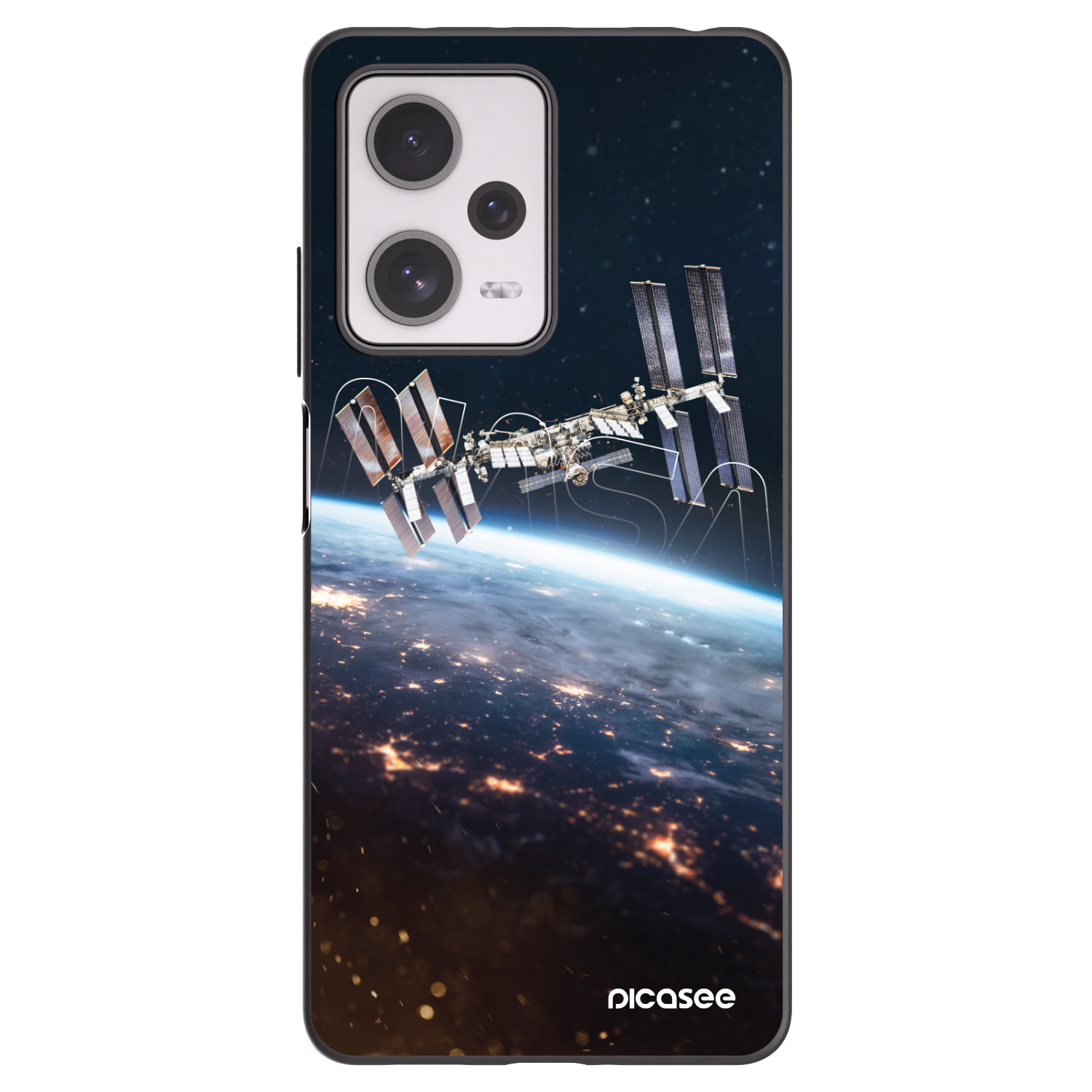 Picasee Μαύρη θήκη σιλικόνης για Xiaomi Redmi Note 12 Pro+ 5G - Station