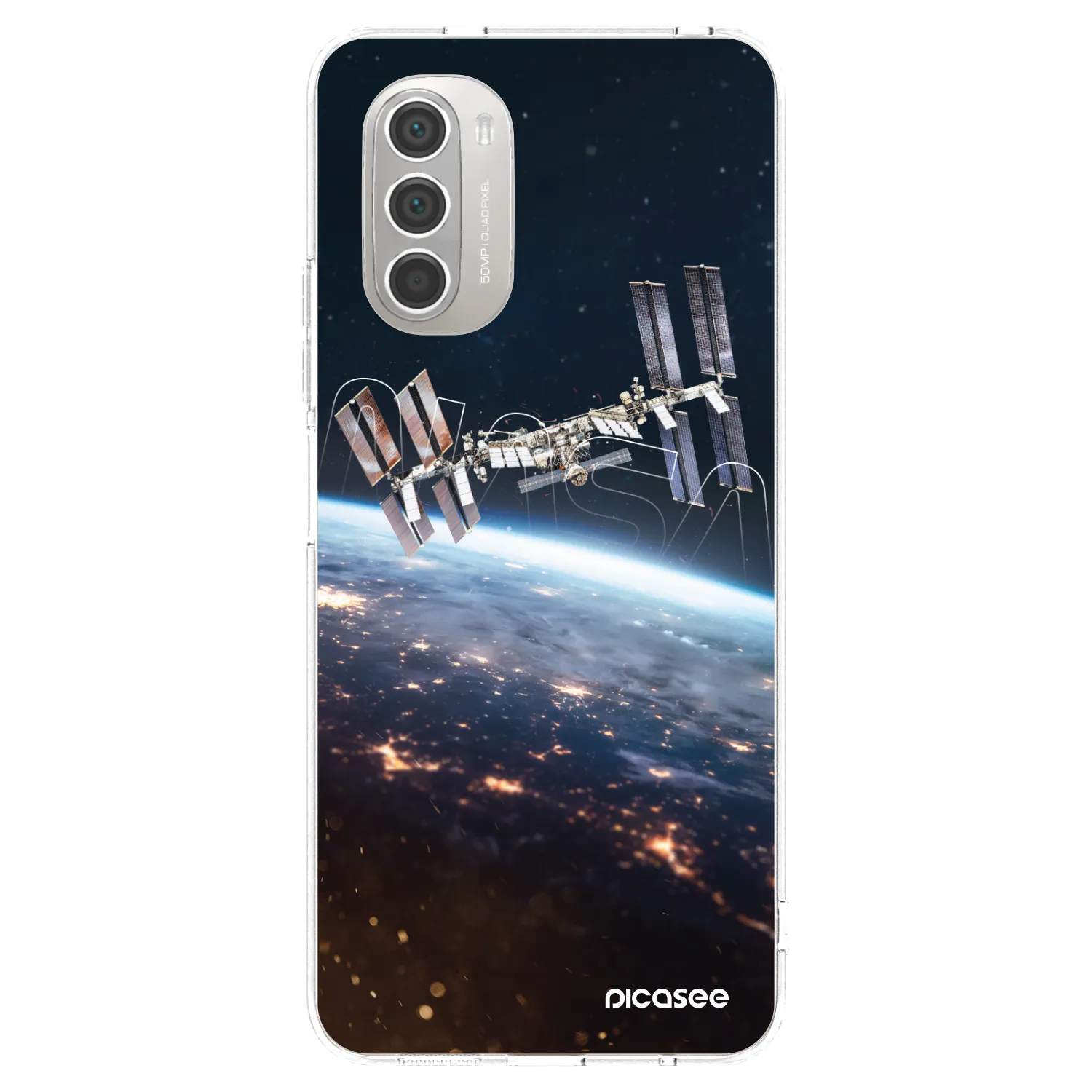 Picasee διαφανής θήκη σιλικόνης Motorola Moto G51 - Station