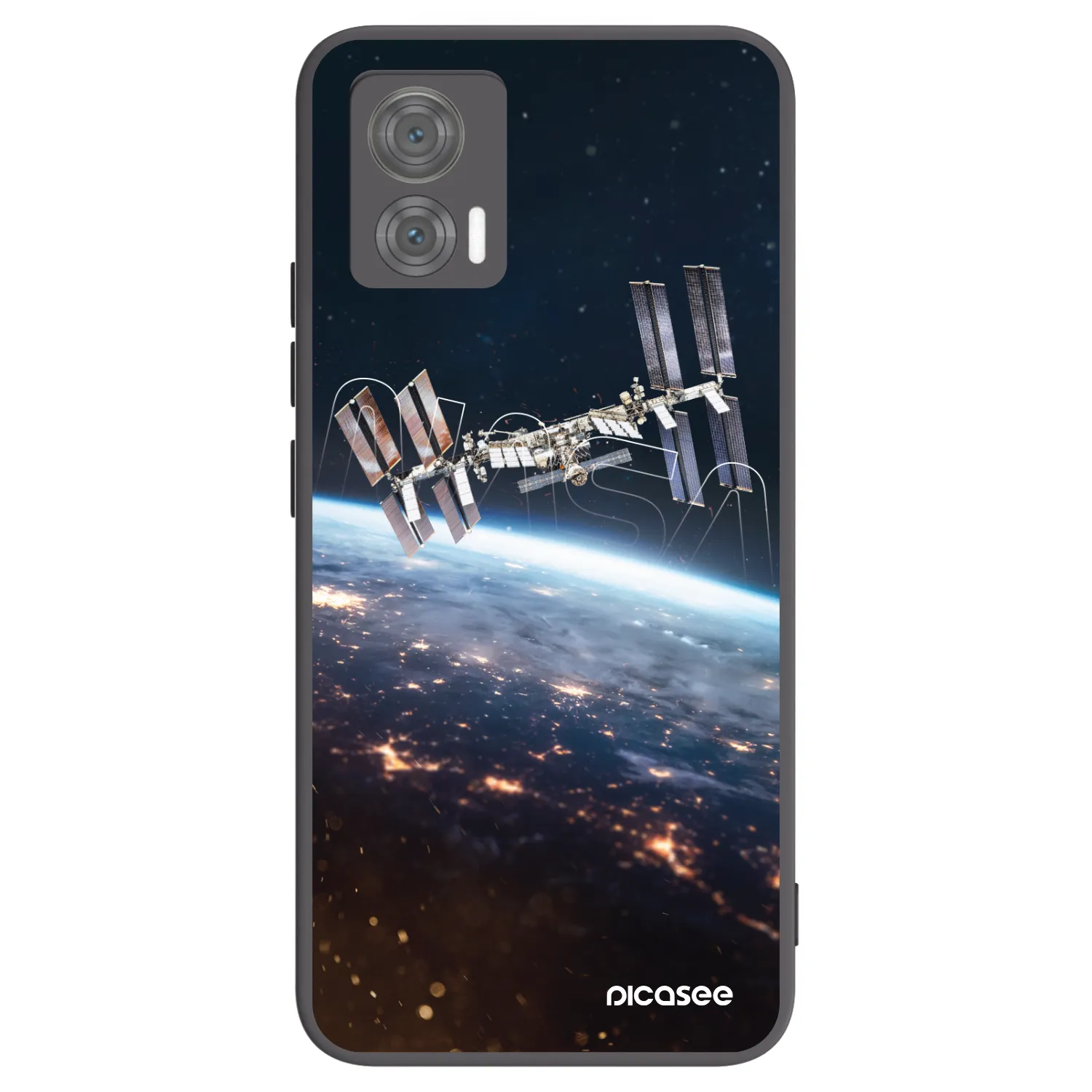 Picasee Μαύρη θήκη σιλικόνης για Motorola Edge 30 Neo - Station