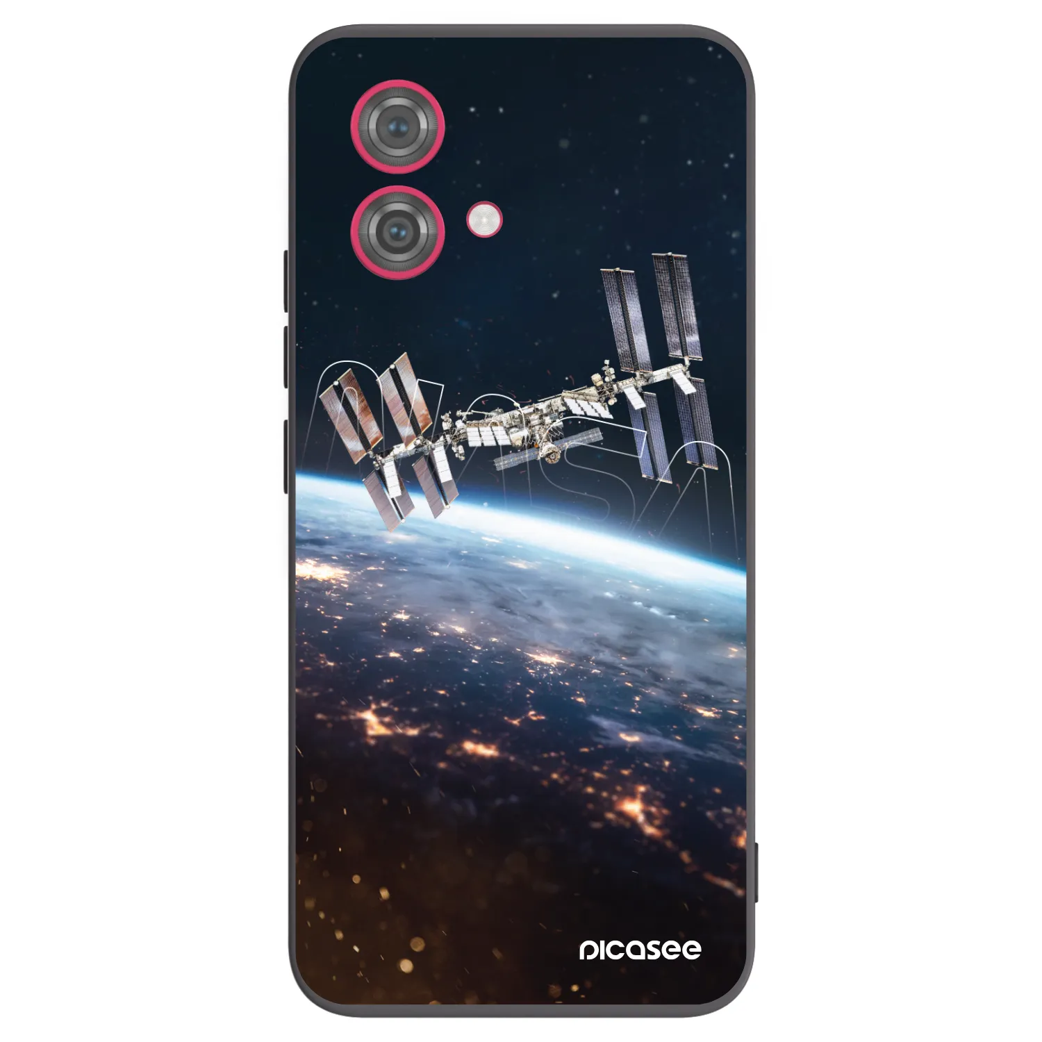 Picasee Μαύρη θήκη σιλικόνης για Motorola Moto G84 5G - Station