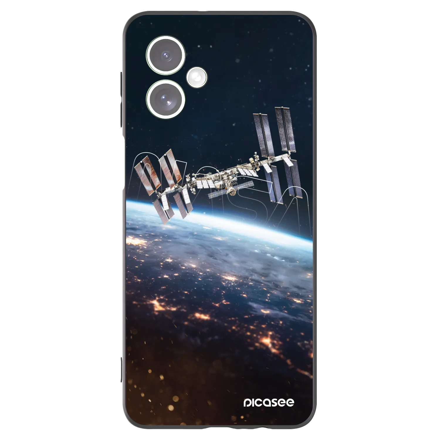 Picasee Μαύρη θήκη σιλικόνης για Motorola Moto G54 5G - Station