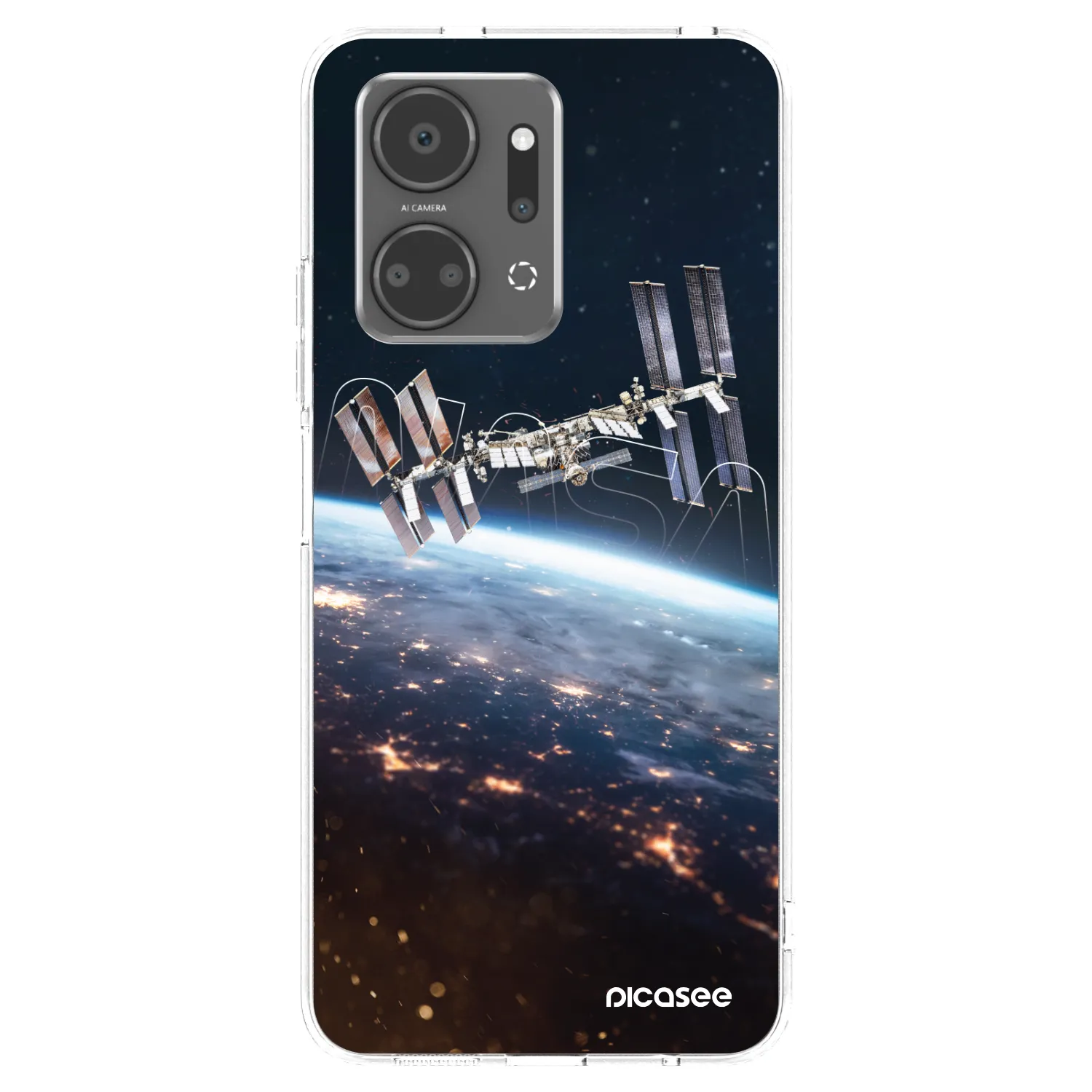 Picasee διαφανής θήκη σιλικόνης Honor X7a - Station