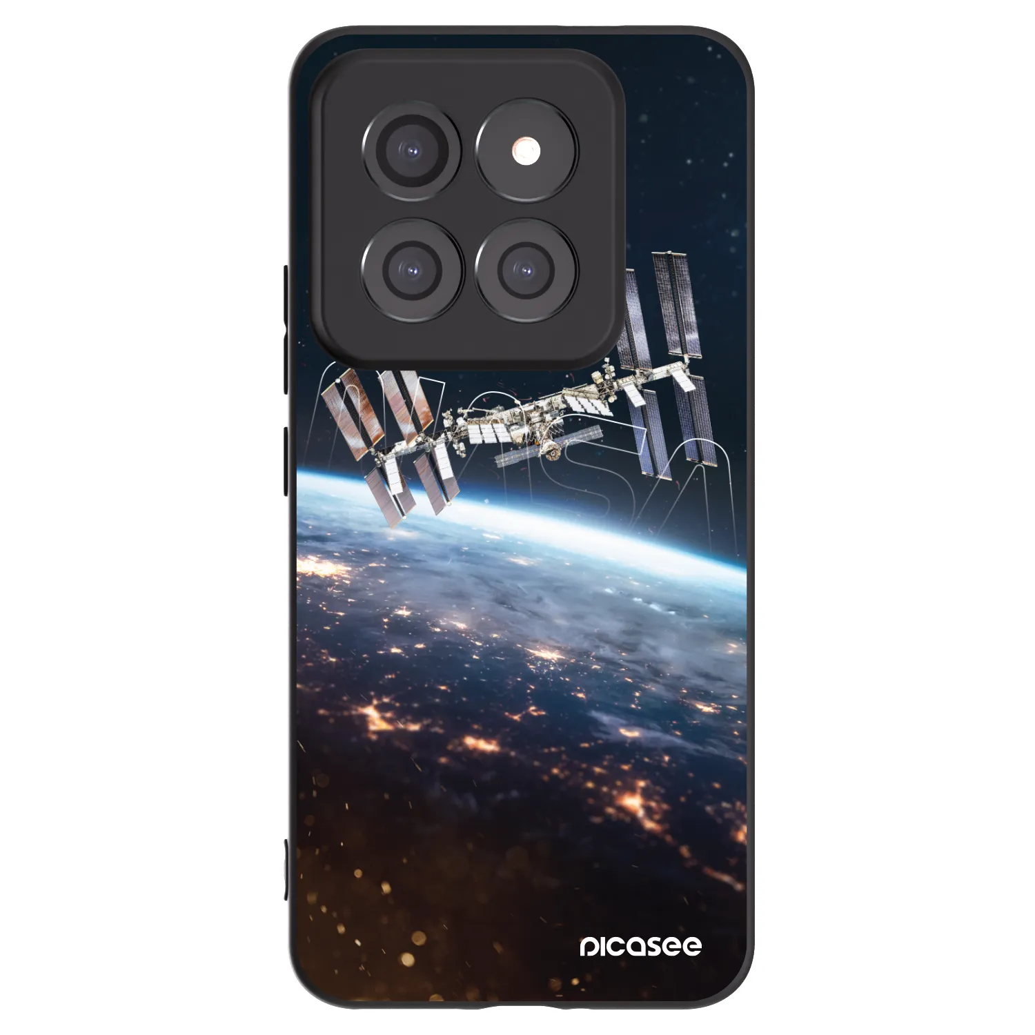 Picasee Μαύρη θήκη σιλικόνης για Xiaomi 14 Pro - Station