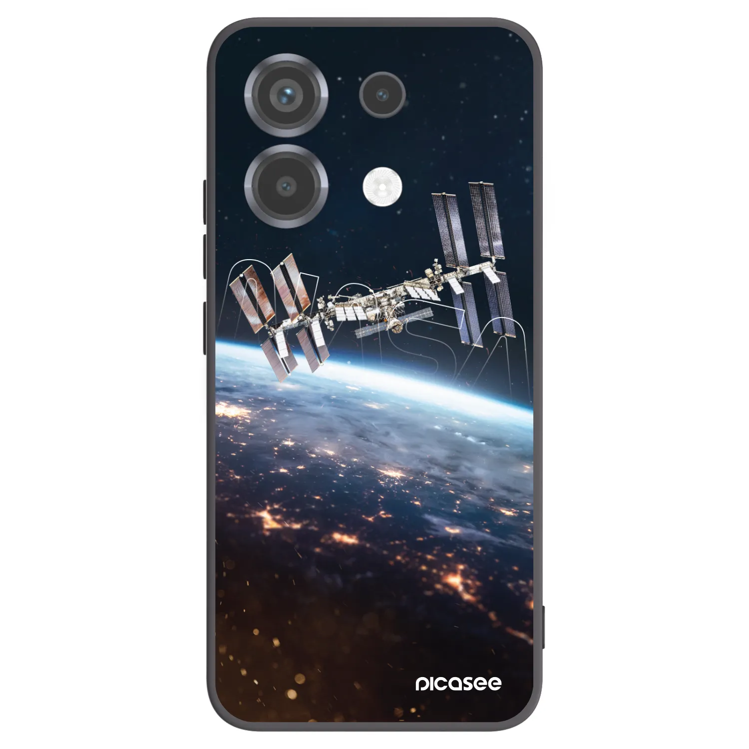 Picasee Μαύρη θήκη σιλικόνης για Xiaomi Poco X6 - Station