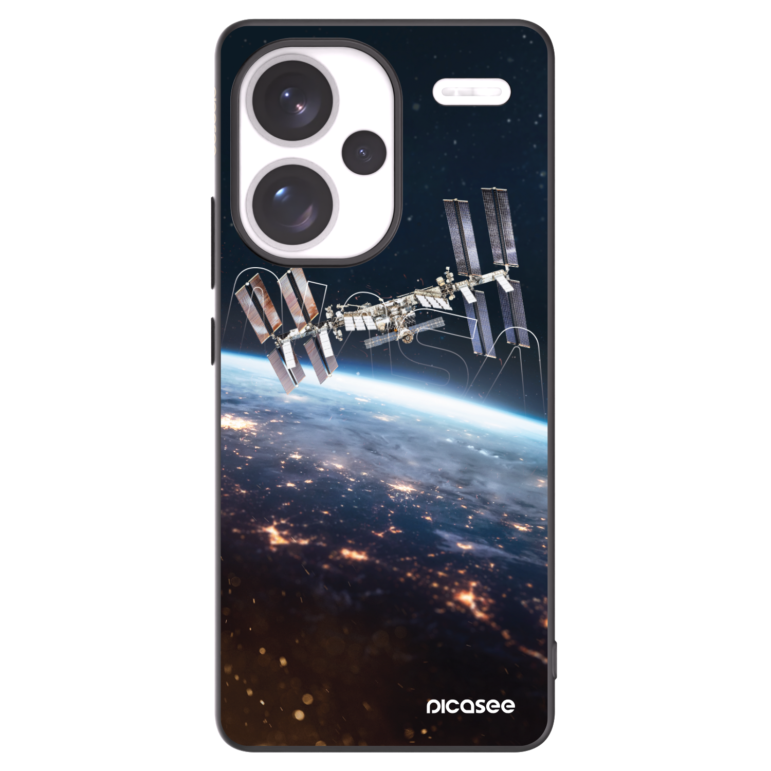 Picasee Μαύρη θήκη σιλικόνης για Xiaomi Redmi Note 13 Pro+ 5G - Station