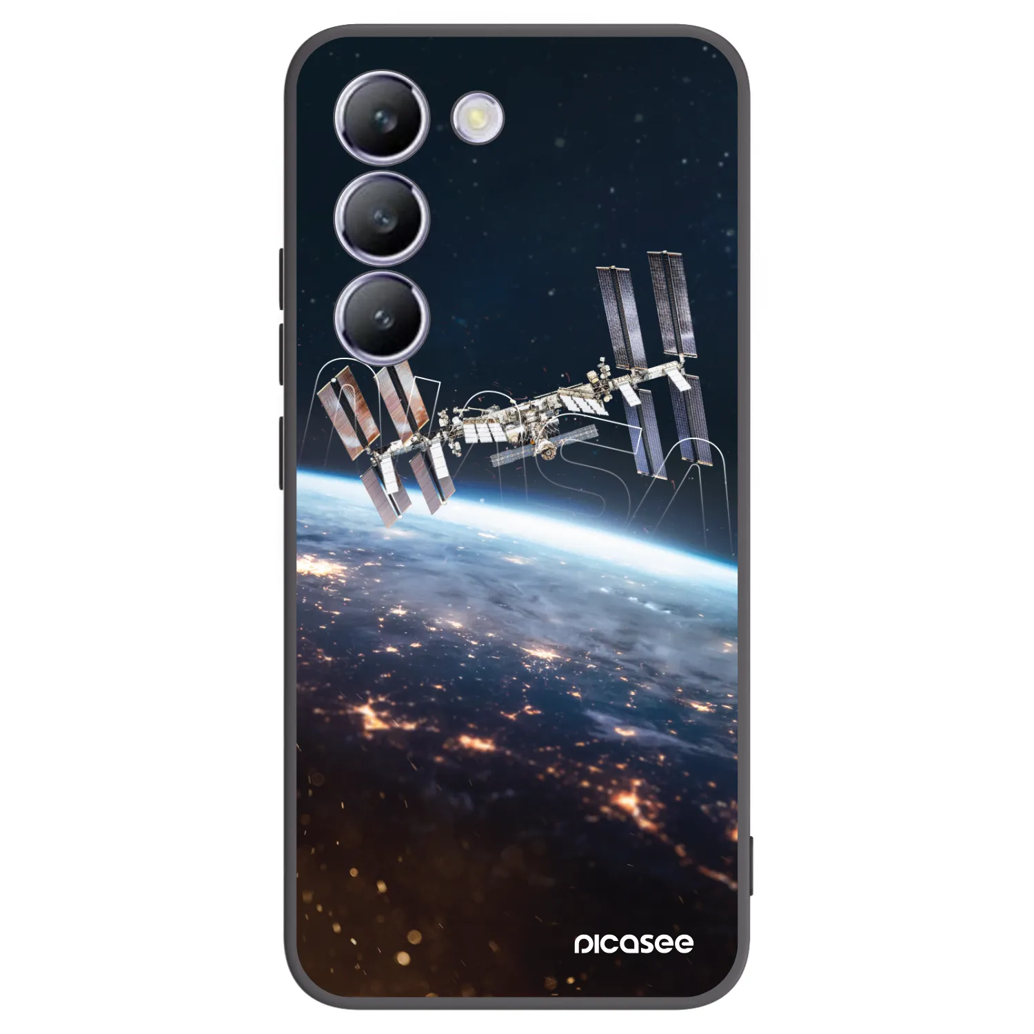 Picasee Μαύρη θήκη σιλικόνης για Vivo V40 SE 5G - Station