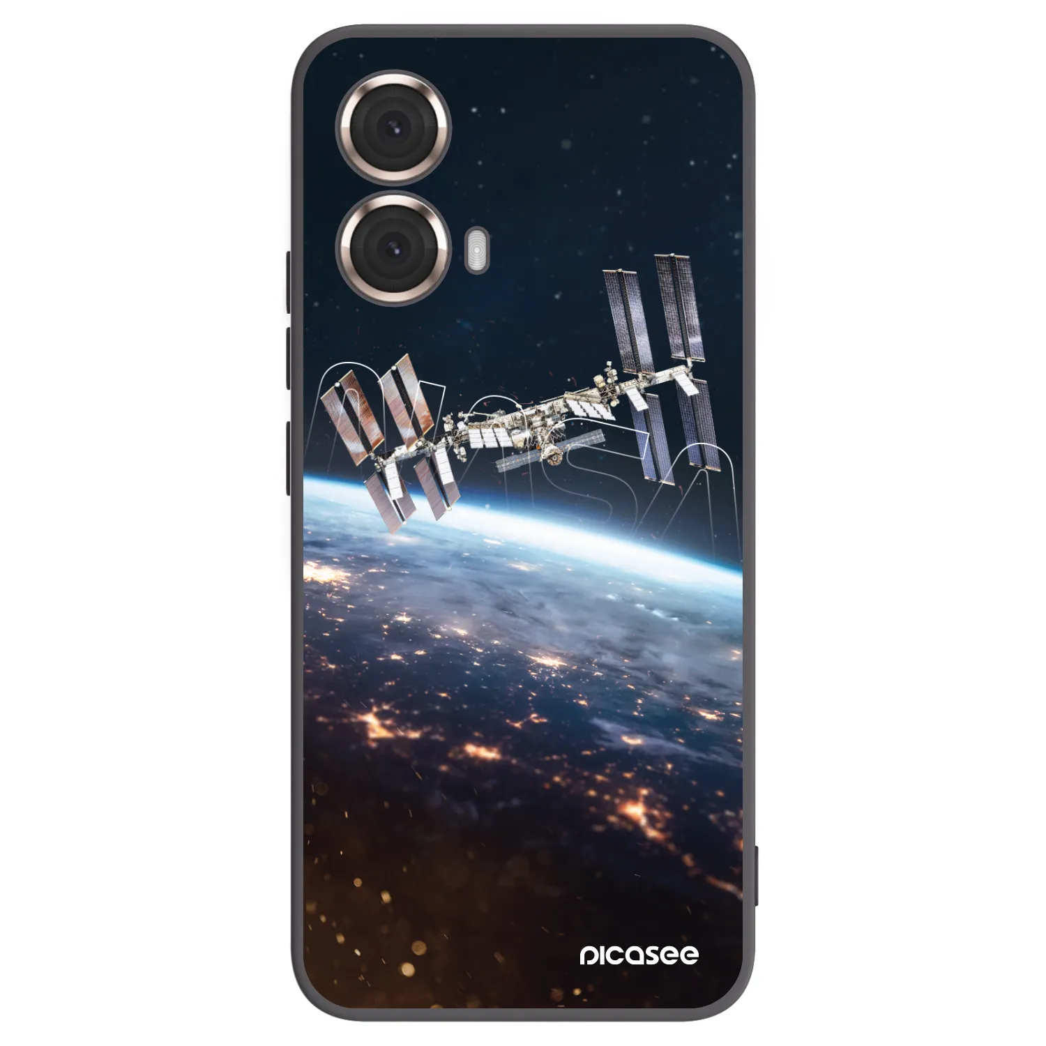 Picasee Μαύρη θήκη σιλικόνης για Motorola Moto G85 - Station