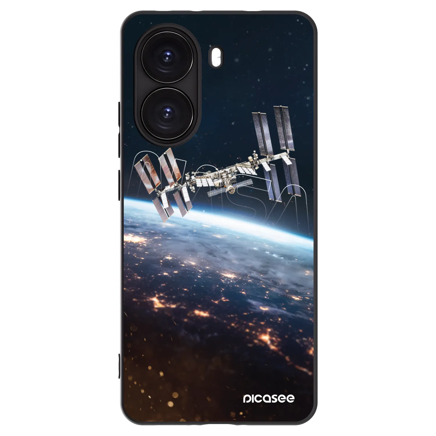 Picasee Μαύρη θήκη σιλικόνης για Xiaomi Poco X7 Pro 5G - Station