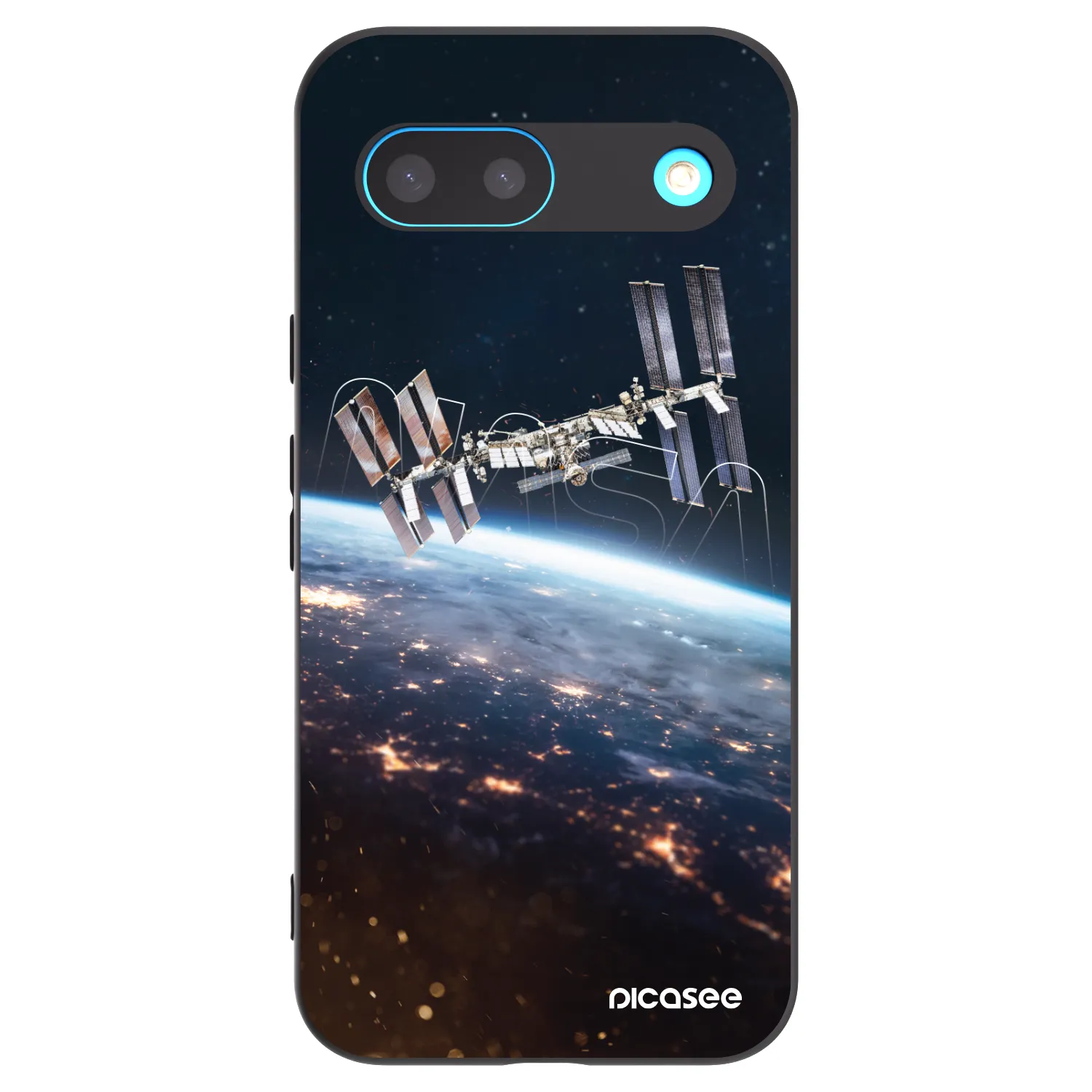 Picasee Μαύρη θήκη σιλικόνης για Google Pixel 8 - Station